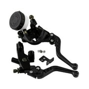 UPOUART Motorcycle Parts Black Brake Clutch Lever Stainless Steel 1 Pair 7/8 Inch